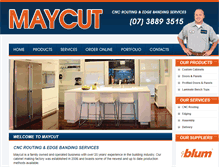 Tablet Screenshot of maycut.com.au